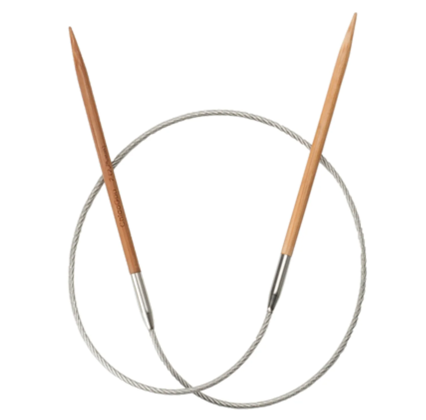 40" (100cm) Chiaogoo BAMBOO Fixed Circular Knitting Needles - Image 2