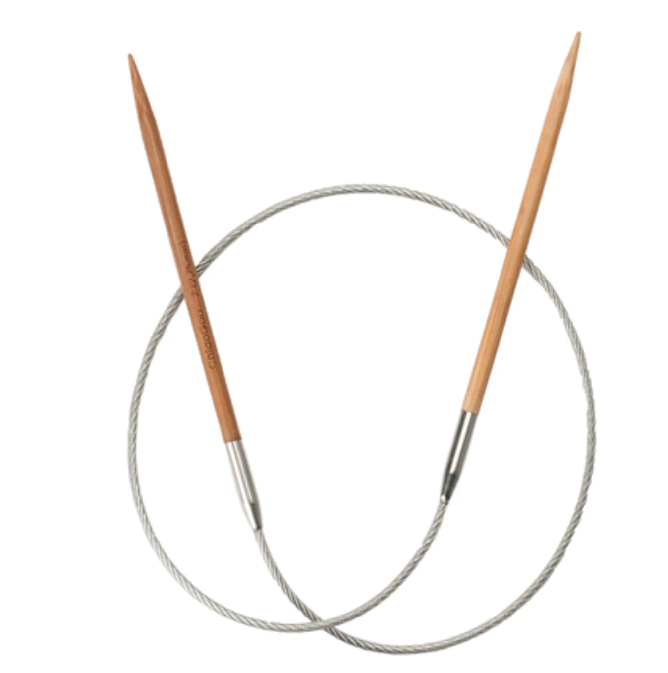 32" (80cm) Chiaogoo BAMBOO Fixed Circular Knitting Needles - Image 2