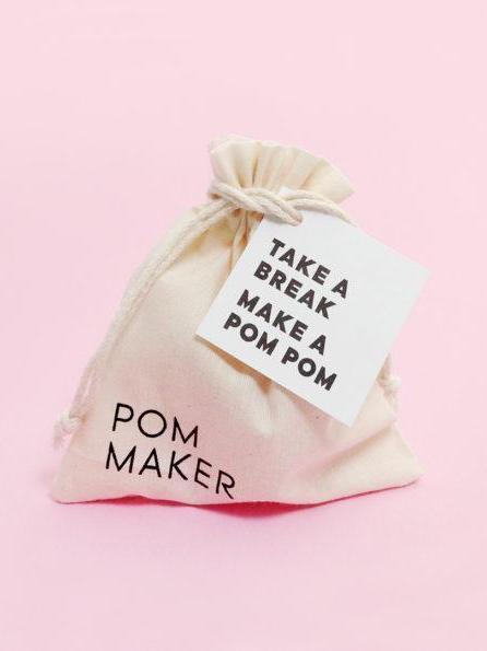 Donut Pom Maker 2.5 - 3.5" Pompoms- Blue Frost (doughnut!) - Image 4