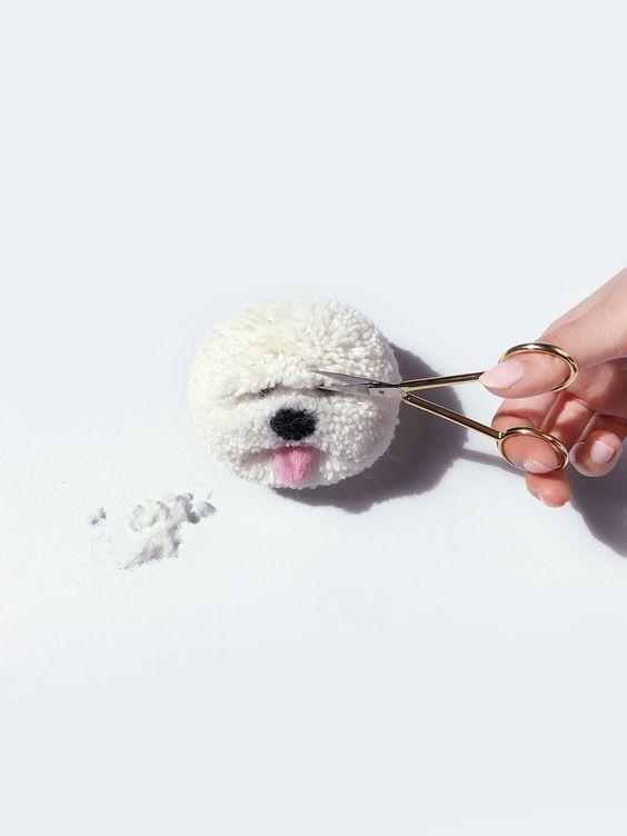 Donut Pom Maker 2.5 - 3.5" Pompoms- Blue Frost (doughnut!) - Image 7