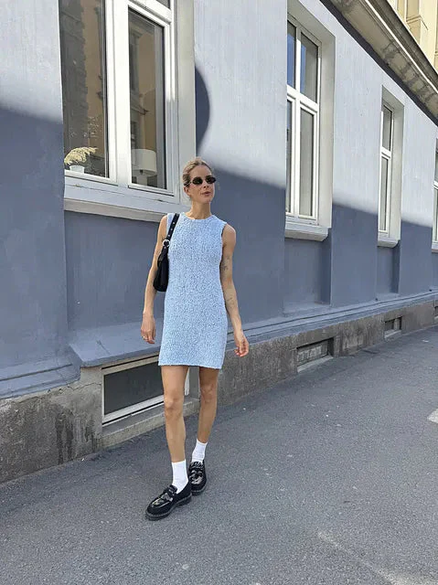 Fanny Dress with Cotton Waves - Image 4