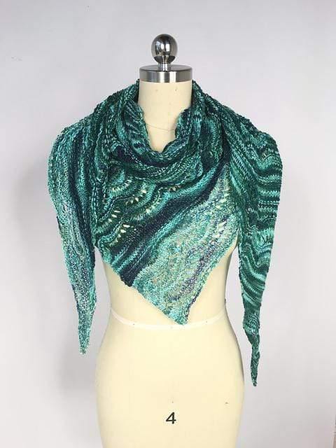 Glittery Icebergs Shawl Kit