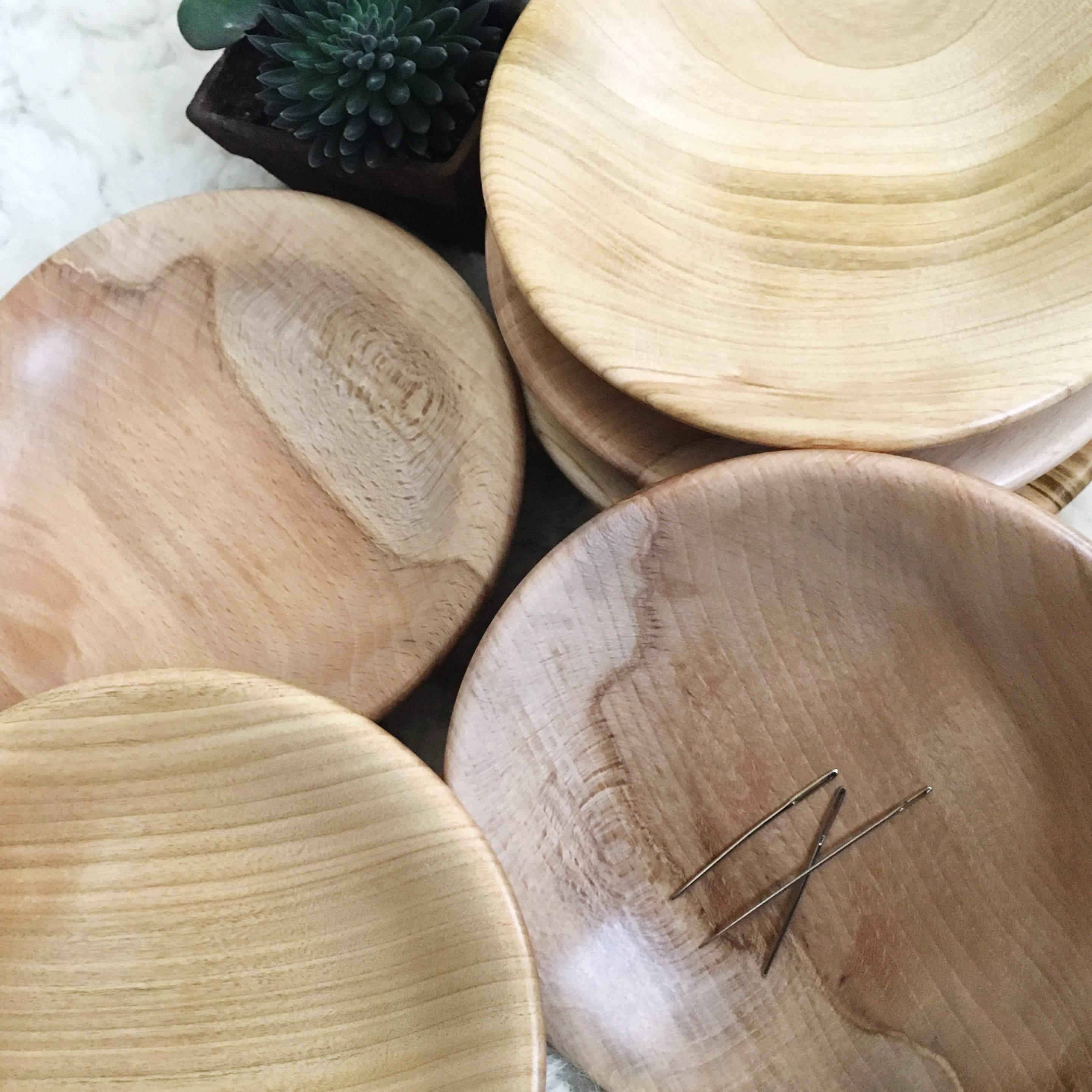 Hand-Turned Wooden Magnetic Bowl - Beech - Image 2