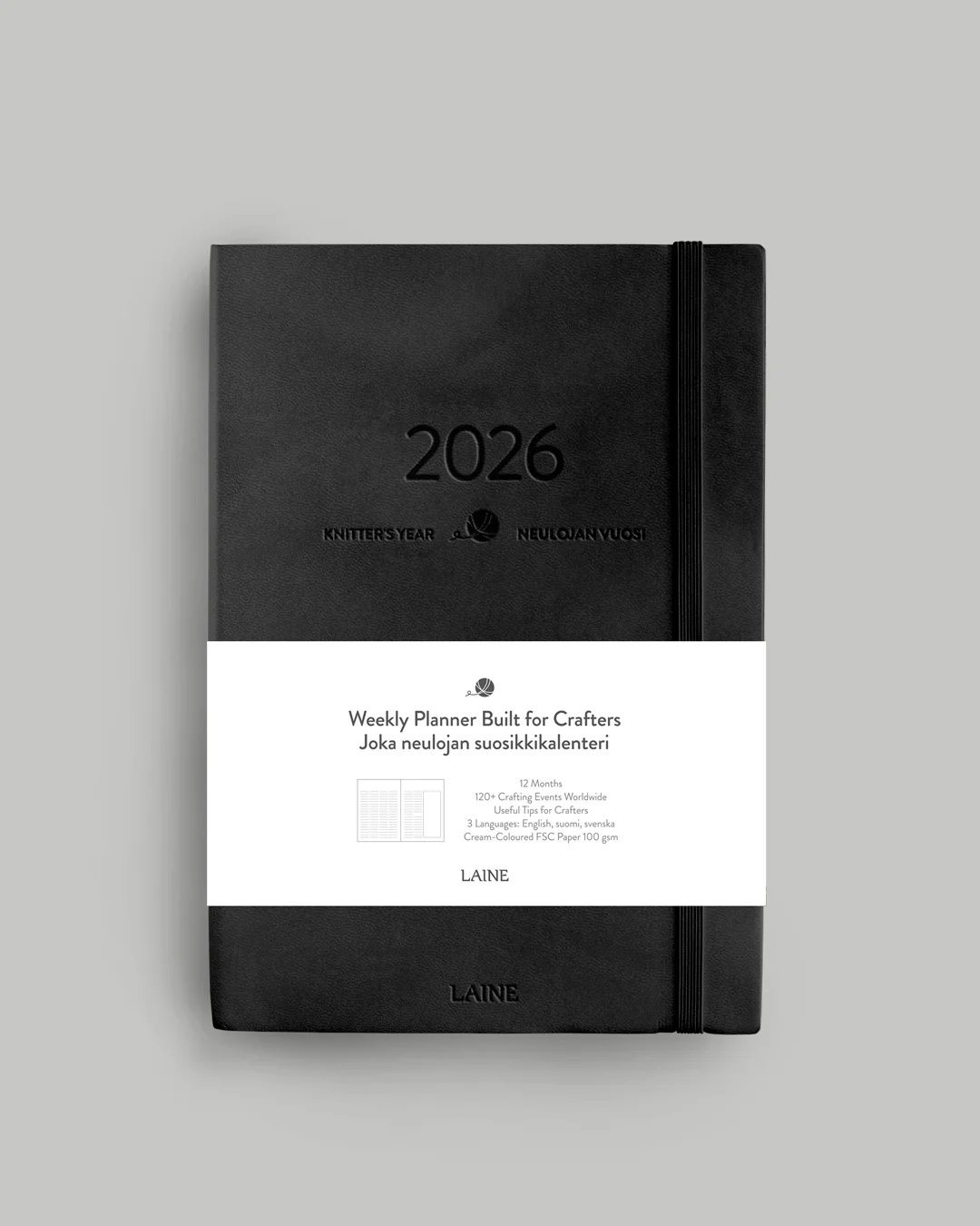 Knitter's Year 2026 Weekly Planner by Laine - Image 3