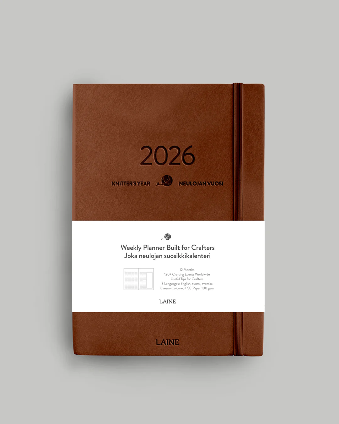 Knitter's Year 2026 Weekly Planner by Laine - Image 4