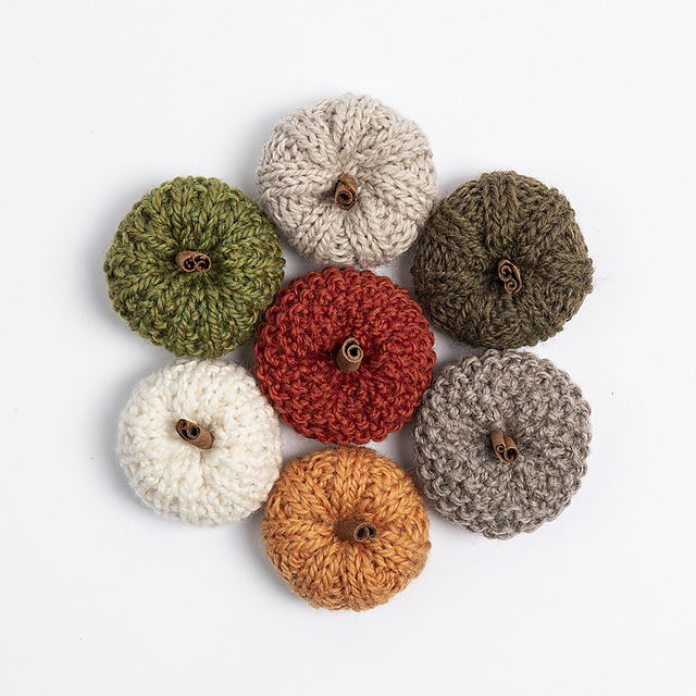 Mini Pumpkins Kit with Woolstok Mini Skein Bundles - Image 5