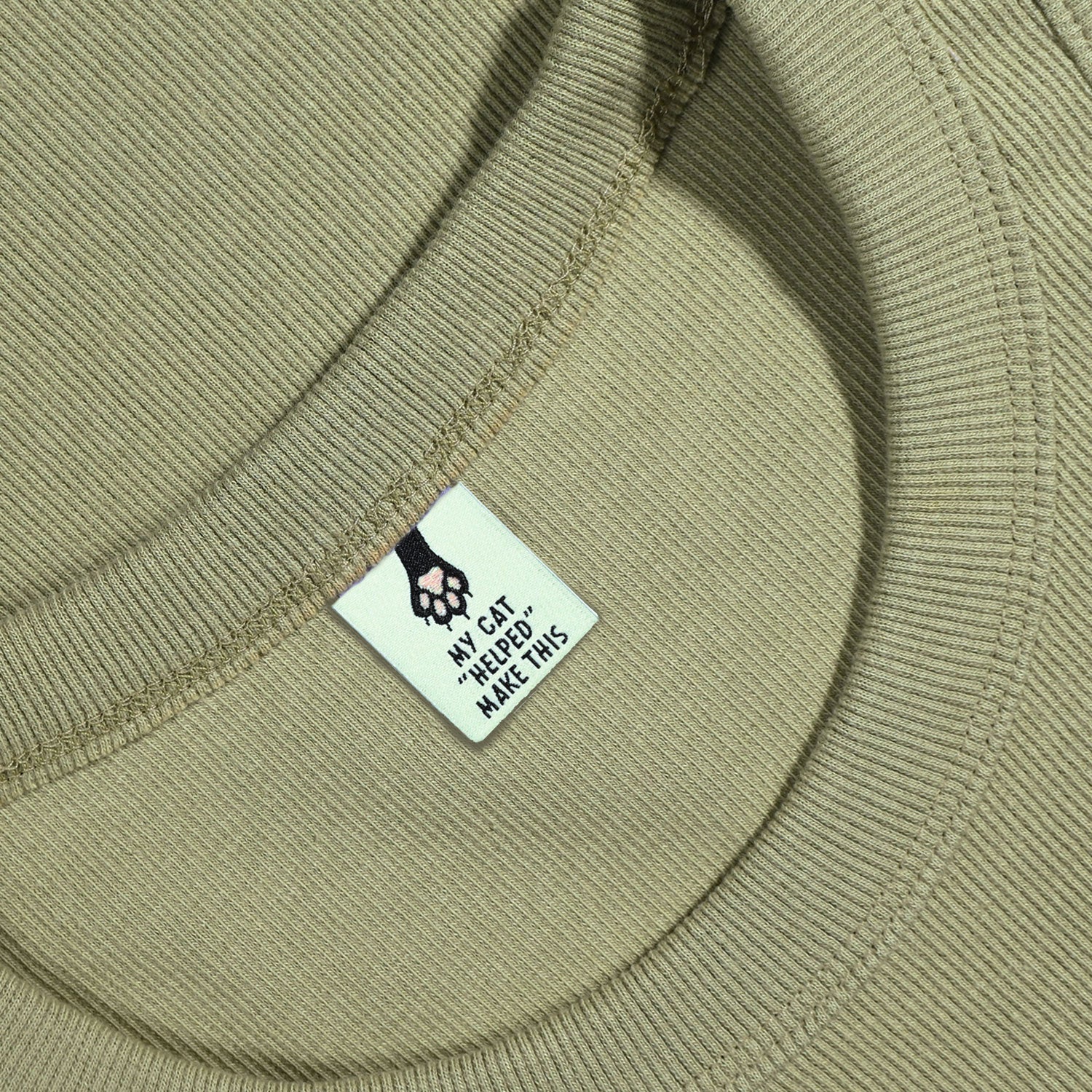 My Cat "Helped" Make This Woven Labels 6 Pack - Image 6