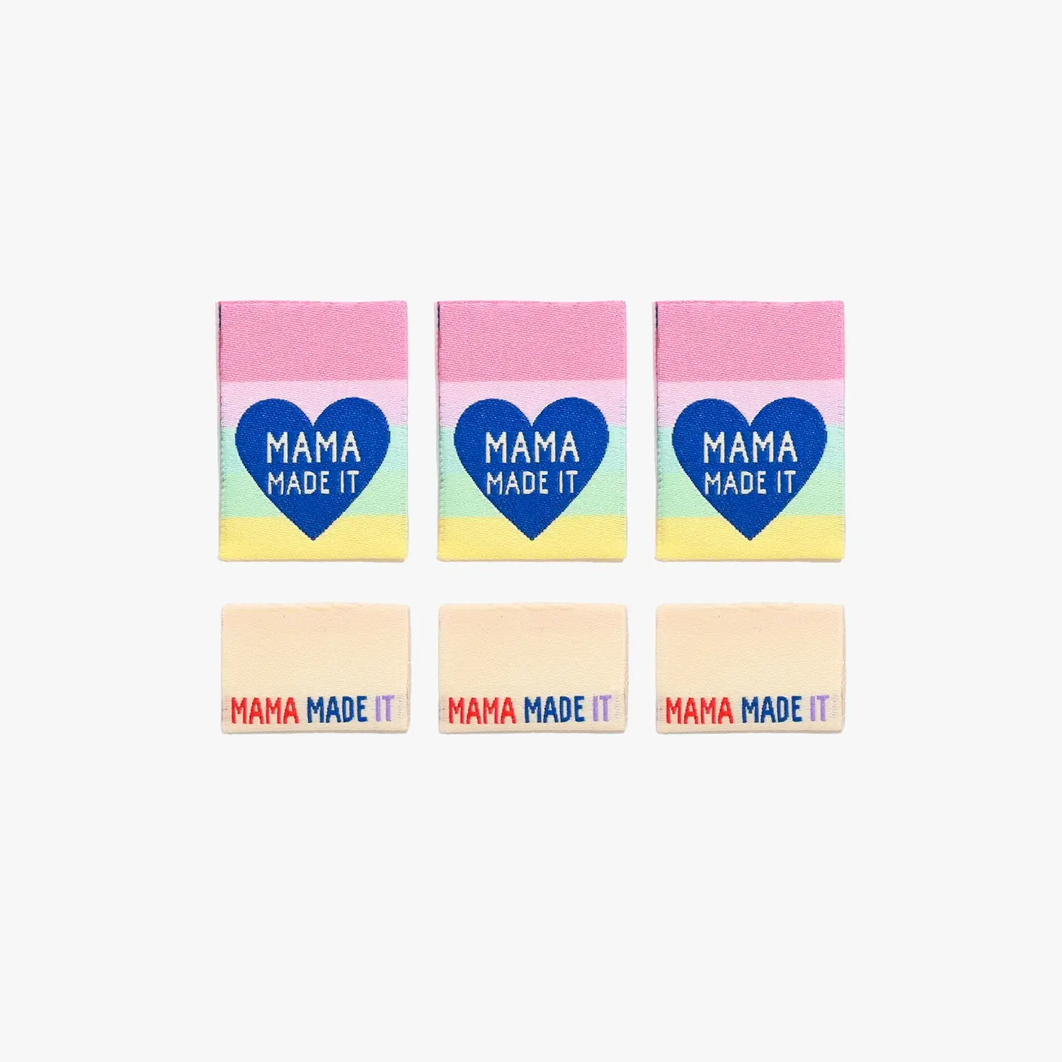 "My Mama Made It" Woven Labels 6 Pack