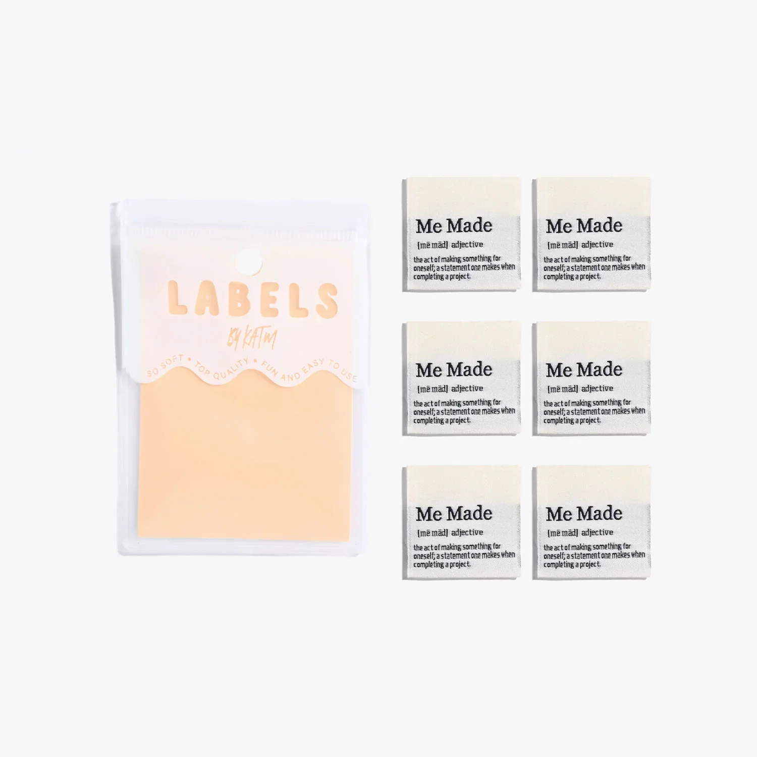 "Me Made - Definition" Woven Labels 6 Pack - Image 3