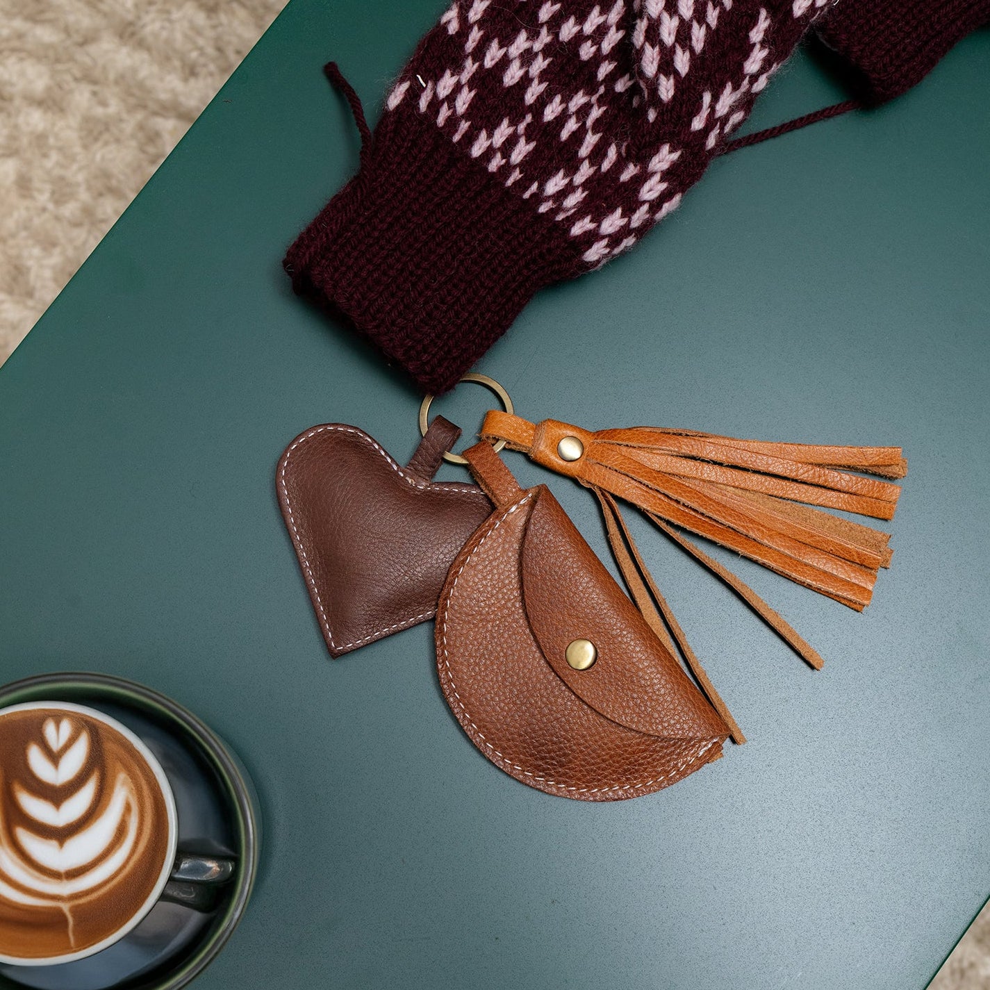 Project 142 Heart Tassel Keyring by Re:Designed