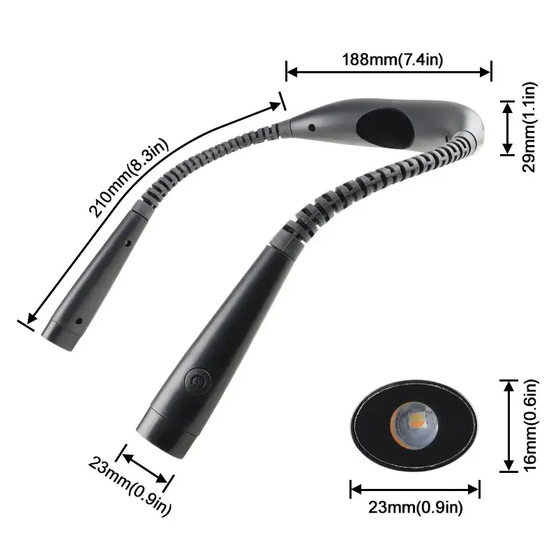 LED Rechargeable Neck Lamp - Image 6