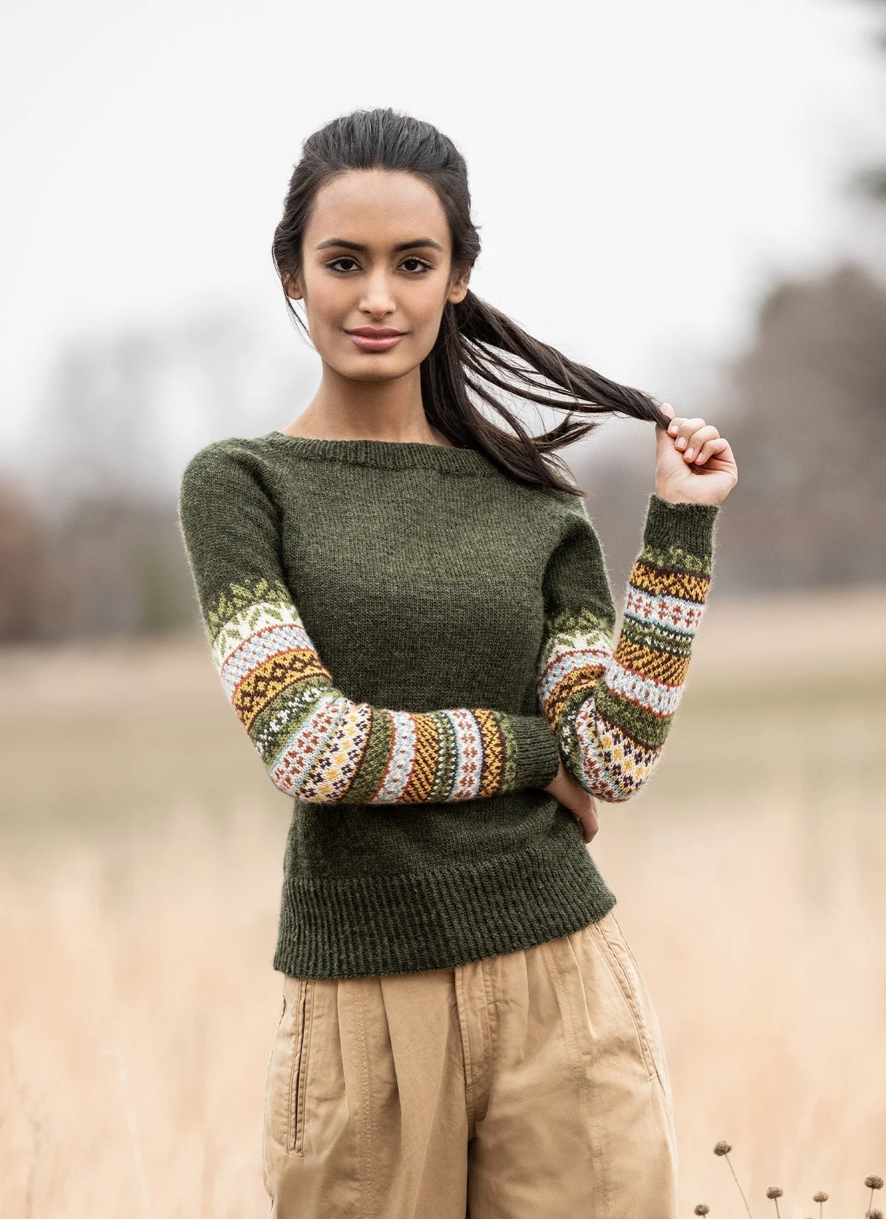 Richmond Hill Sweater Kit 21 - Lilac Bloom - Image 3