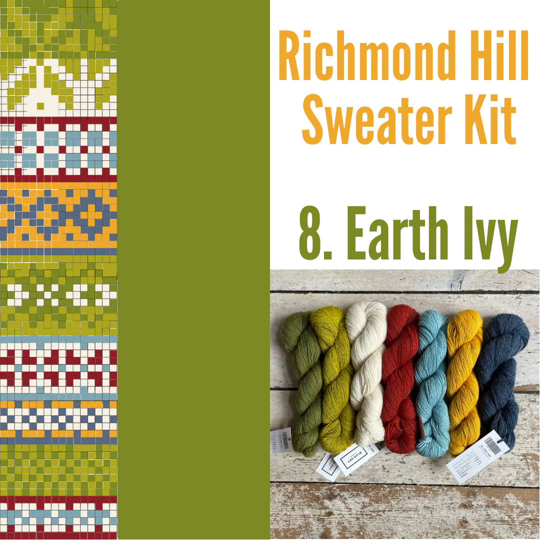Richmond Hill Sweater Kit 8 - Earth Ivy