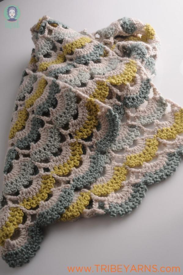 Seashore Lace Scarf CROCHET Pattern - Image 2