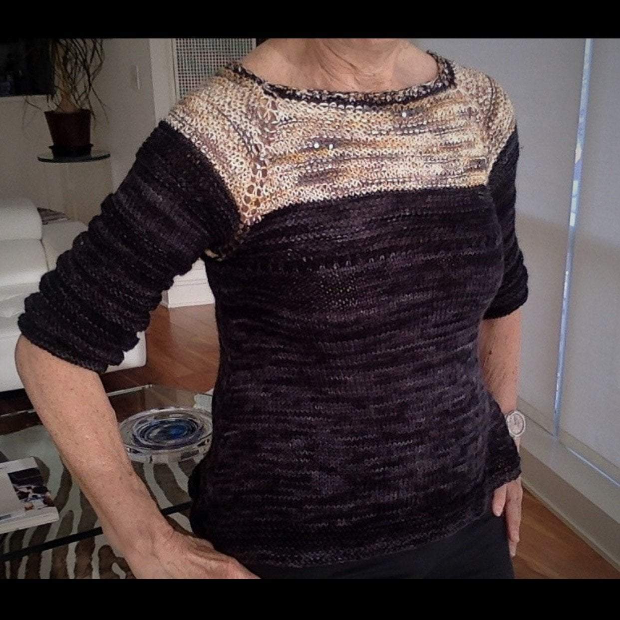 Sparkle Necklace Tee Pattern