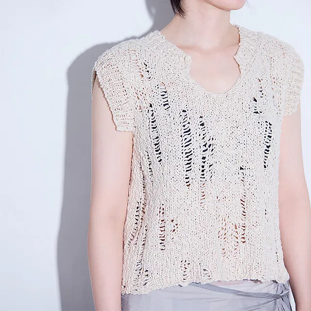 Summer Damage Vest with Cotton Waves - Image 11
