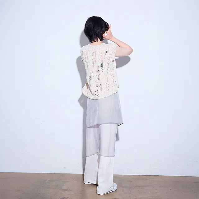 Summer Damage Vest with Cotton Waves - Image 17