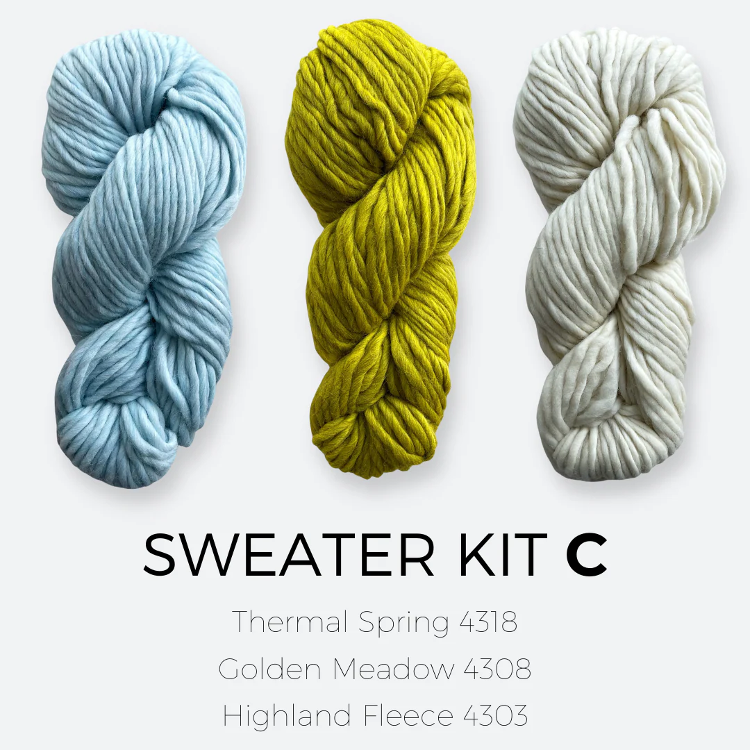 Swansboro Sweater Kit in Woolstok North - Image 4