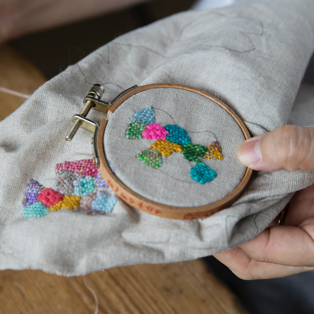 Tiny Friends: A Guide to Mosaic Embroidery by Tomomi Mimura - Image 4