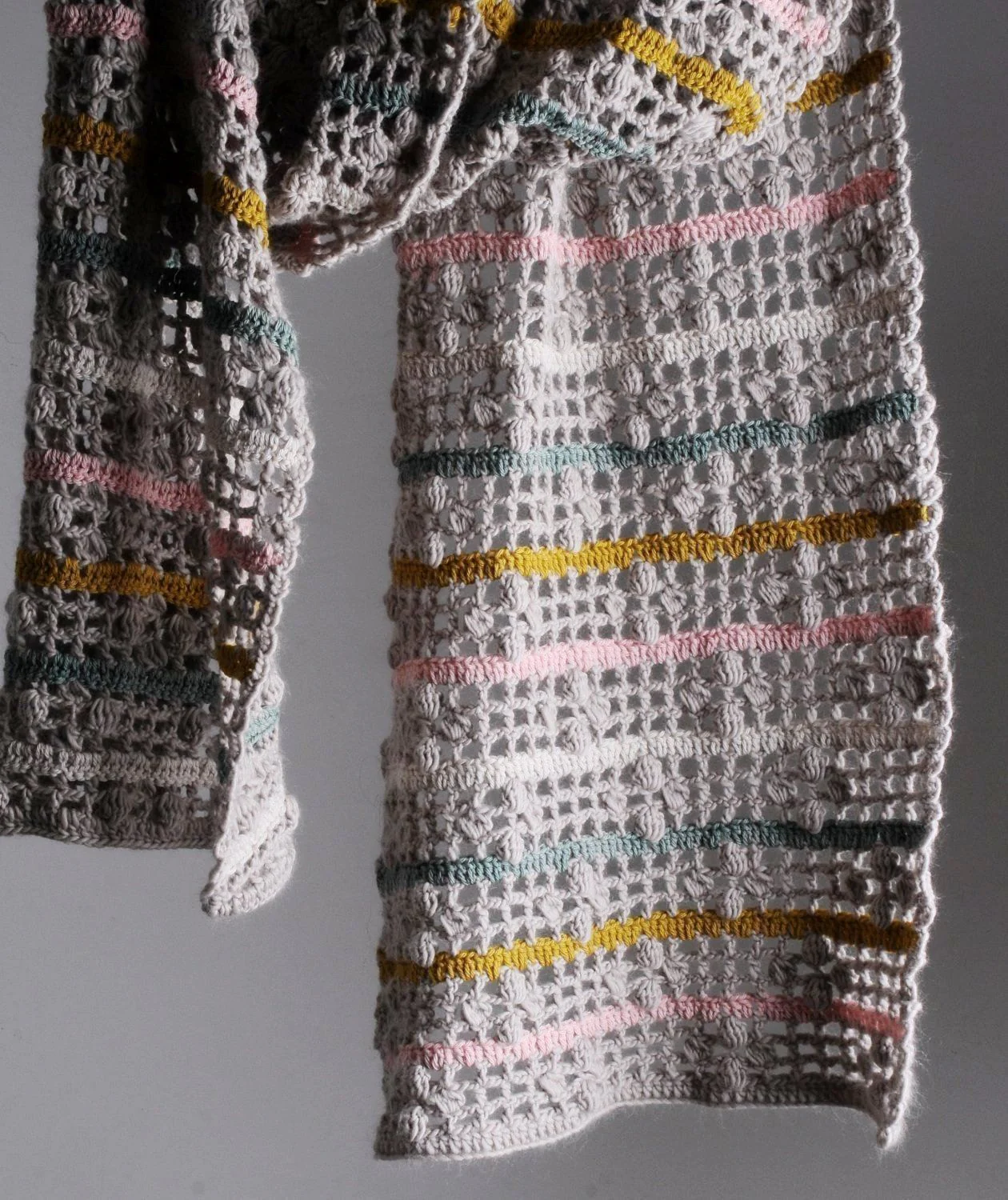 Trellis Scarf CROCHET Pattern - Image 2