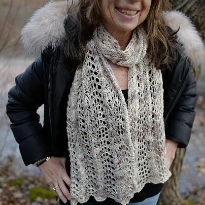 Winter Wonderland Lace Scarf Pattern - Image 2