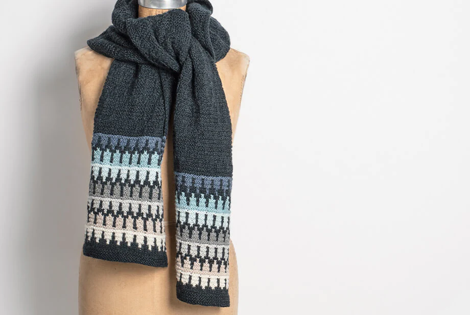 Woolstok Holiday Frost Ephraim Wrap Kit
